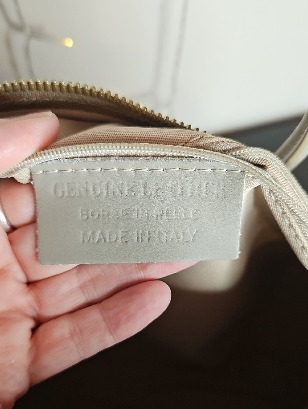 Fashion Drug Grey Satchel With Gold Hardware - Picture 7 of 8
